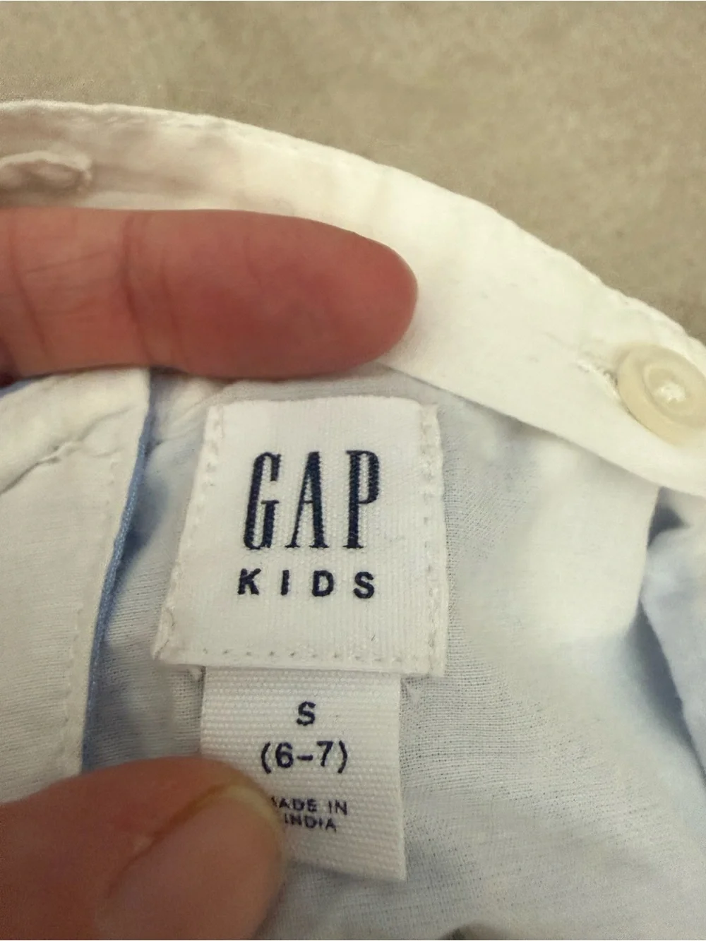 GAP Girls' Multicolor Stripe Dress with White Straps
